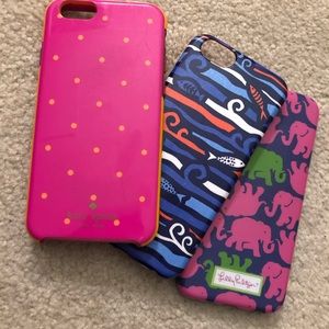 IPhone 6 name brand cases!!! All used previously